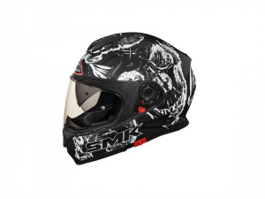 Casca integrala SMK TWISTER SKULL MA210, marimea M, unisex, SMK0104/17/MA210/M