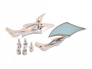 Set oglinzi chopper romb-crom,M8
