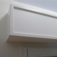 Cassonetti PVC colore bianco, altezza 350 mm, lunghezza 2300 mm, profondita massima di montaggio 300 mm