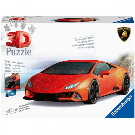 Puzzle 3D Lamborghini Huracan, 108 Piese