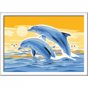 Pictura Pe Numere - Delfini