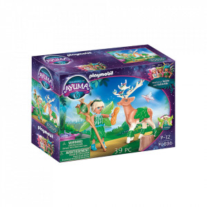 Set de joaca Playmobil Forest Fairy Cu Animalul De Suflet