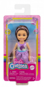 Barbie Papusa Chelsea Satena Cu Bentita Roz