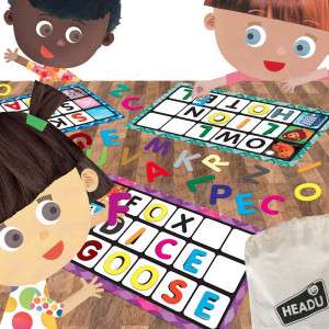 Headu Montessori - Joc Bingo Atingeti Imagini Si Cuvinte