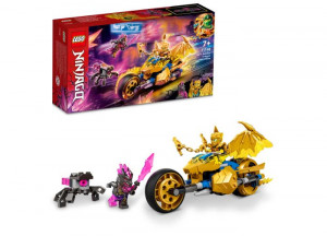 Motocicleta-dragon aurie a lui Jay