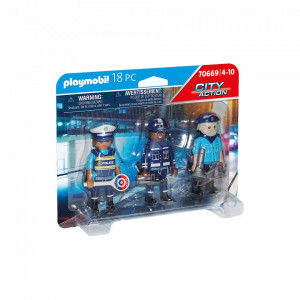 Playmobil Set 3 Figurine Politisti