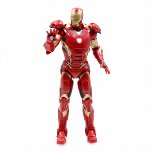 Figurina interactiva premium Iron Man, lumini, sunete si fraze, 25 cm