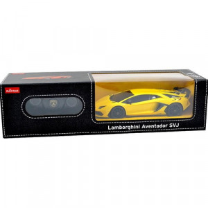 Masina Cu Telecomanda Lamborghini Aventador Svj Galben Cu Scara 1 La 24