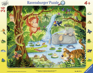 Puzzle Jungla Tip Rama, 24 Piese