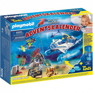 Calendar Craciun Playmobil - Politia Sub Apa
