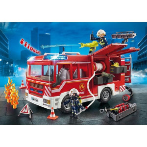 Playmobil - Masina De Pompieri Cu Furtun