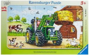Puzzle Tractor La Ferma, 15 Piese