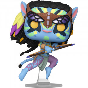 Figurina Funko POP! Movies: Avatar The Way of Water, Neytiri in pozitie de lupta, 9 cm