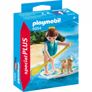 Playmobil - Figurina Surfer Si Catel