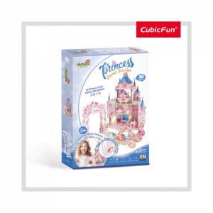 Puzzle 3D + Stickere Gradina Secreta A Printesei 92 Piese