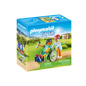 Playmobil - Pacient In Scaun Cu Rotile
