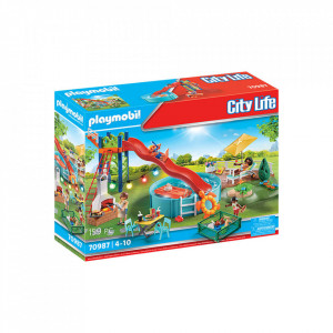 Playmobil - Petrecere La Piscina Cu Tobogan