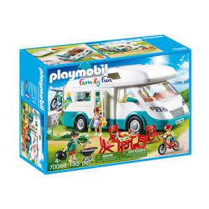 Set de joaca Playmobil Family Fun, Rulota Camping