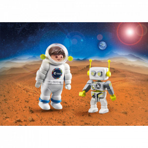 Playmobil - Set 2 (Figurine) Astronauti - Esa Si Robert