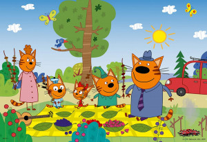 Puzzle Kid E Cats, 2X12 Piese