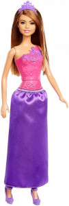 Barbie Papusa Printesa Cu Rochita Mov