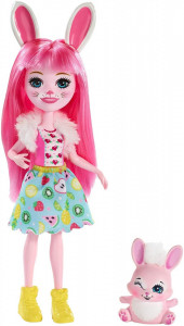 Enchantimals Papusi Cu Animalute Bree Bunny & Twist