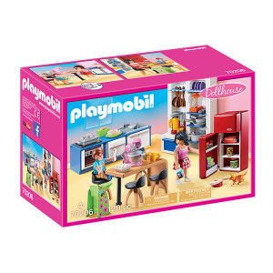 Set de joaca Playmobil Dollhouse, Bucataria Familiei