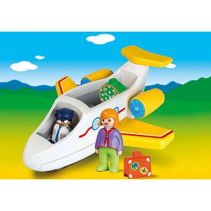 Playmobil - 1.2.3 Avion Cu Pasager