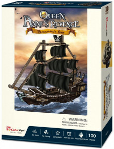 Puzzle 3D Nava Queen Anne 100 Piese