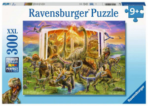 Puzzle Cartea Dinozaurilor, 300 Piese