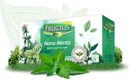 Fructus čaj nana 20g