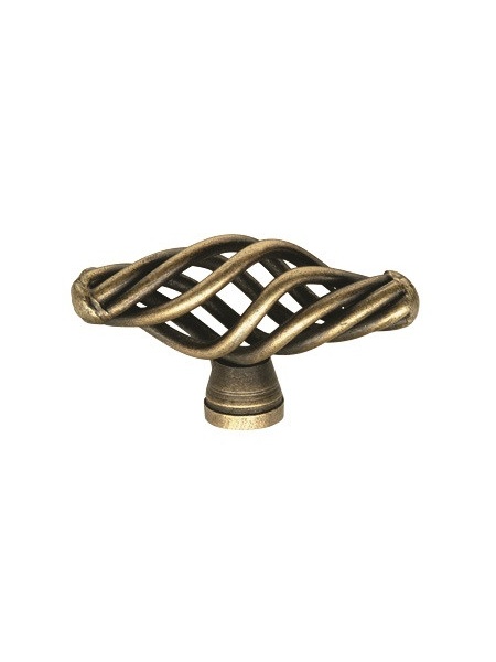 Buton mobila 1268-51ZN10 bronz antic Siro