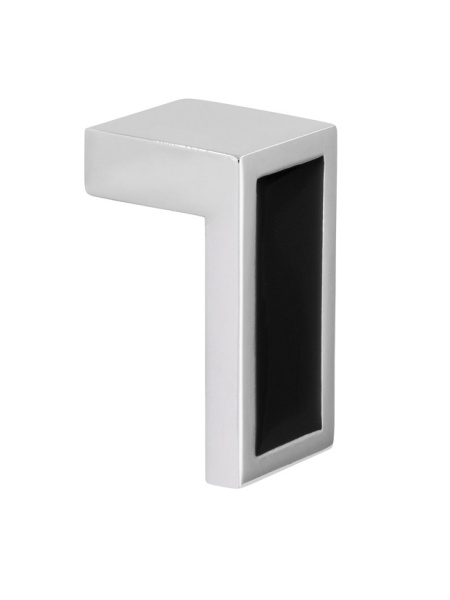 Buton mobila 2013-39ZN1ZN35 crom lucios si negru
