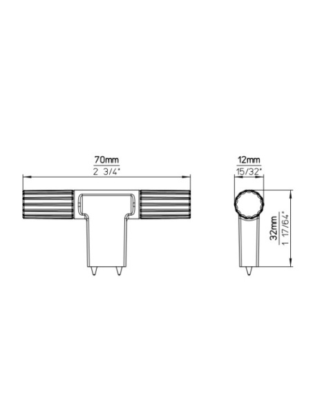 Buton mobila 2592-70PZN79ZN79 alama periata Siro