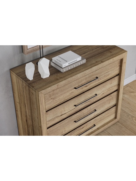 Maner mobilier 2472-190ZN78 negru vintage Siro