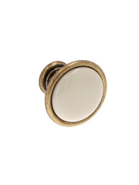 Buton mobila P07.01.00.D1G portelan simplu Giusti