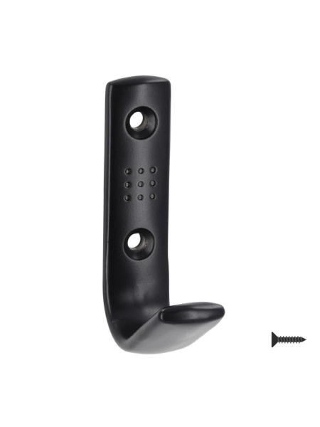 Cuier 1607/PB12 negru mat Siro