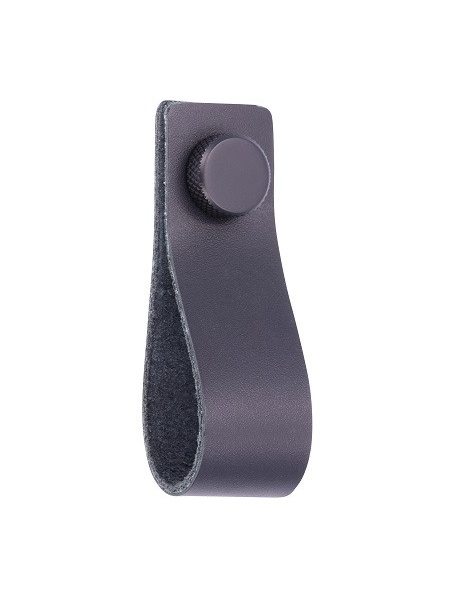 Buton piele LE009-76LE5PB12 negru mat Siro