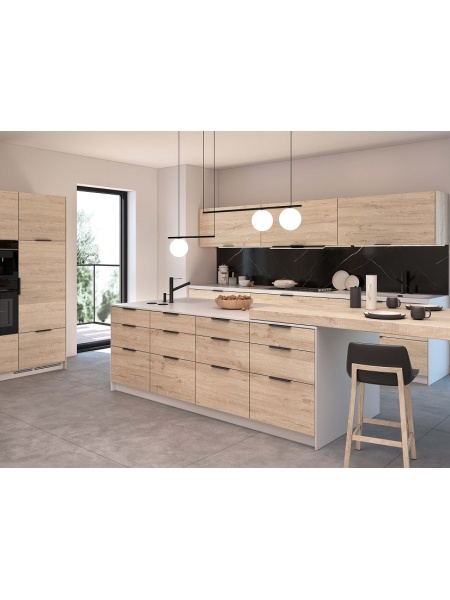 Maner mobila 2372-192N6 negru grafit deschis Siro