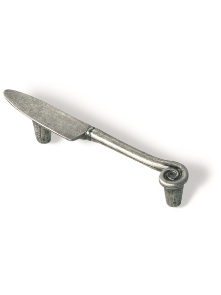 Maner  mobila 1053-113ZN28 64mm cutit argint antic