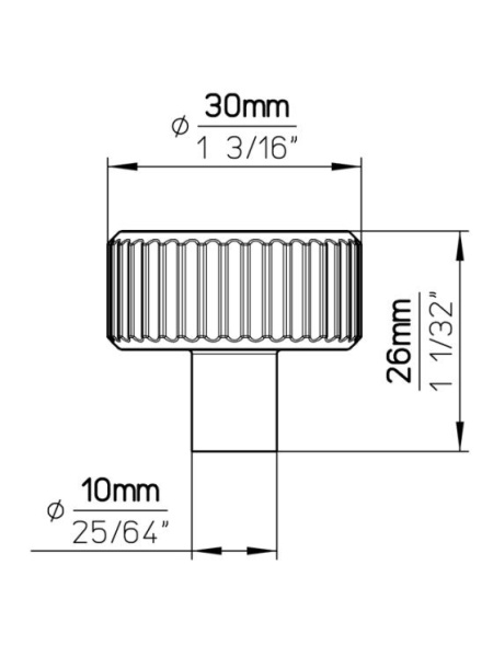 Buton mobila 2595-30ZN87 auriu periat Siro