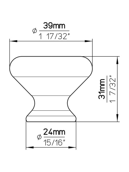 Buton mobila SP36-38ZN29 ceramica cu argint antic Siro