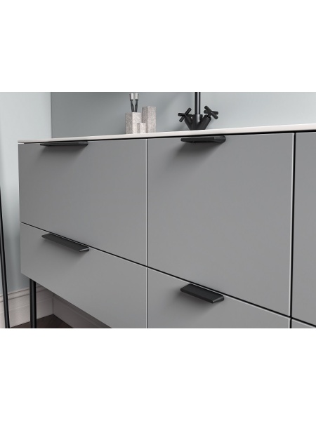 Maner mobilier Siro 2470-138PB12 negru mat