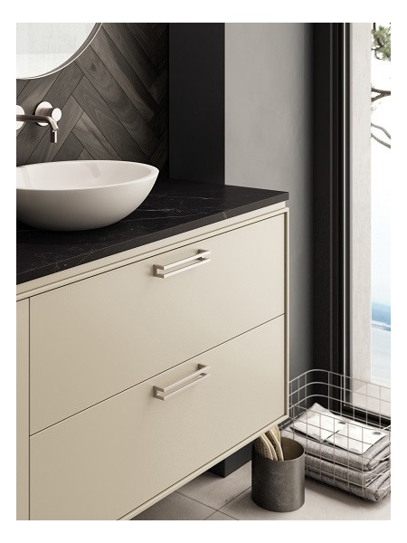 Maner mobilier 2489-168ZN21 nichel satinat Siro