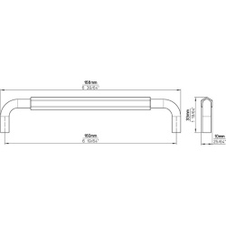 Maner mobila 2482-168ZN79 alama periata Siro