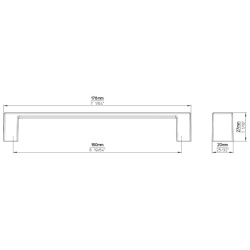 Maner mobila 2597-178ZN87 auriu periat Siro schita