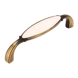 Maner mobila 1973 ZN31A78 bronz antic insertie plastic Siro