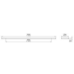 Placuta decorativa 2589-190PB12 negru mat Siro