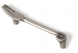 Maner mobila 1051 ZN28 argint antic furculita Siro