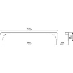 Maner mobila 2563-170ZN79 alama periata Siro